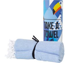 Hamamdoek - Take A Towel - saunadoek - 100x180cm - 100% katoen - pestemal - Lichtblauw
