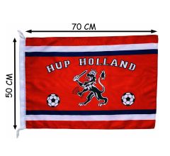 Holland Oranje vlag met Leeuw - 50 x 70 cm - EK - WK - Voetbalvlag - voetbal