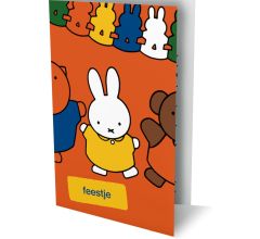 Nijntje - 6 Dubbele Uitnodigingen Met Envelop - Feestje