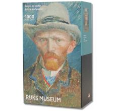 Legpuzzel met poster - Zelfportret - Van Gogh - Puzzel 1000 stukjes - Rijksmuseum
