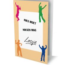 Loesje - 6 Dubbele Uitnodigingen Met Envelop