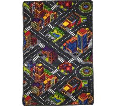 Speelkleed - Verkeerskleed - speeltapijt - Stratentapijt - Smart City 100 x 150 cm - Design 12