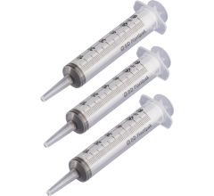 Injectiespuit / doseerspuit / Spuit zonder naald en met extra lange tuit - 50 ml - 3 stuks