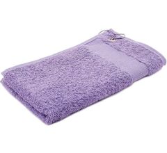Arowell Golfhanddoek met clip 55 x 30 cm - 500 Gram - Lichtviolet (1 stuks)