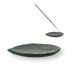 Wierookhouder speksteen blad 10,5 cm - 5 stuks