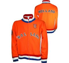 EK/WK Nederlands Elftal Oranje Voetbal Retro jack met Holland logo - maat 152