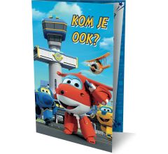 Planes - 6 Dubbele Uitnodigingen Met Envelop – Ik Geef Een Feestje!