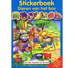 Stickerboek met dieren van het bos (8 stuks)