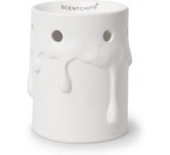 ScentBurner geurbrander Dripping Silicone Matt White