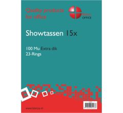 Benza Showtassen - A4 - Extra Dik - 100 Mu - Glashelder - 15 stuks