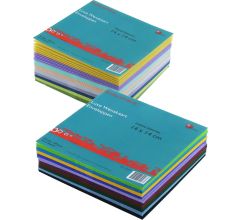 Luxe Enveloppen Assorti Intens & Pastel - 20 Kleuren 14 x 14 cm – 100 Stuks