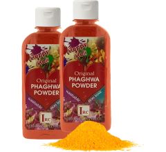 Holi Poeder - Festival Kleurenpoeder - Phaghwa Powder - In Spuitfles - Oranje - 2 Stuks