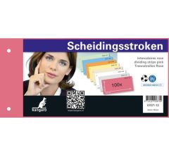 scheidingsstrook Kangaro 2-gaats 120x225 180g RC roze