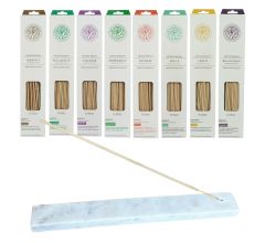 Assortiment 200 stuks etherische incense wierookstokjes 8 heerlijke geuren - 8 x 25 stuks - incl. M