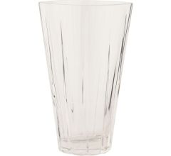 Clayre & Eef - Vaas - Bloemenvaas van helder glas afmeting 14 x 11 x 22 cm.