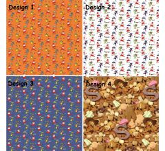 Assortiment 6 sinterklaasinpakpapier Cadeaupapier - 200 x 70 cm - 12 rollen