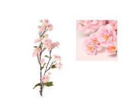 Prunus kunstbloemen kunsttak XXL - Roze - 130 cm