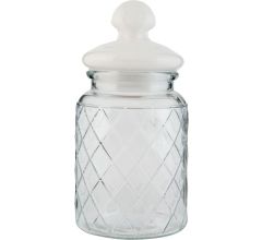 Clayre &amp; Eef Voorraadpot Ø 10x21 cm / 0,8L