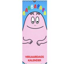 Barbapappa verjaardagskalender - 13 x 33 cm