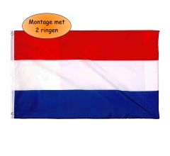 Nederlandse Vlag - Rood wit blauw - 90 x 150 cm - Polyester