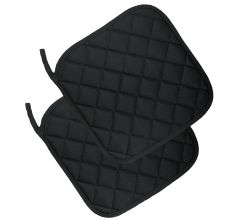 Benza Pannenlappen - Zwart - 2 stuks