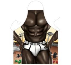 Black Macho - Sexy Grappig Leuk Kookschort Keukenschort