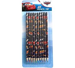 Disney kleurpotloden Cars junior 24,5 cm hout - 10 stuks