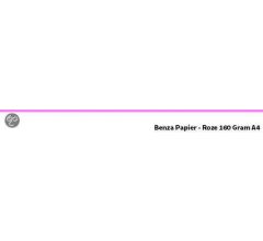 Benza printpapier hobbykarton 160 Gram A4 - Roze - 50 stuks