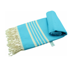 Arowell Ordu Pestemal - Fouta - Hamamdoek - Hammamdoek - Turquoise - 180 x 90 cm
