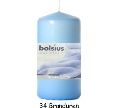 Bolsius Wild Fresh Linnen - Stompkaars Geurkaars - 12 x 6 cm