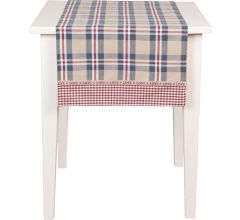 Katoenen Tafelloper 50*140 rood