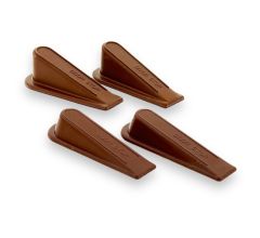 Rubberen Deurstopper Deurwig antislip Set van 4 Stuks