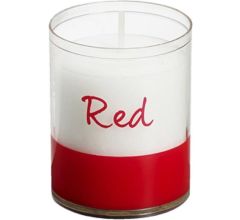 Bolsius navulkaarsen Refill 64x52mm Tray 18 Stuks Rood