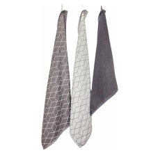 Keuken- &amp; Theedoeken Keukendoekset - 1 keukenhanddoek en 2 theedoeken - Zand
