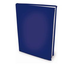Rekbare boekenkaften A4 - Blauw - 12 stuks