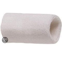 Benza Pols Zweetbandjes - Wit 12 cm - 2 stuks