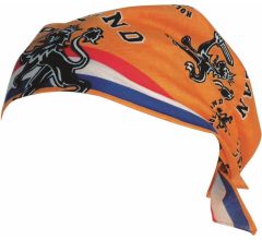 Oranje Holland Bandana - Leeuw en Holland opdruk