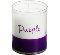 Bolsius navulkaarsen Refill 64x52mm Tray 18 Stuks Paars