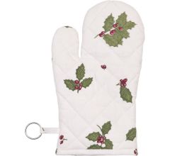 HOL44 - Ovenhandschoen - 16 x 30 cm - katoen - groen
