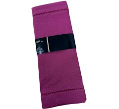 Kerst Tafelloper 45 x 150 cm Bordeaux Rood &amp; Zilver