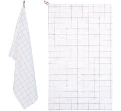 Clayre &amp; Eef - keukendoek, theedoek - 100% Katoen - Kruissteek - 50 x 85 cm - 3 Stuks