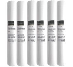 3-IN-1 ROL Tafelloper en Placemats - Papier - Effen - 40 x 720 cm - Wit - 6 Stuks