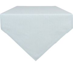 Clayre &amp; Eef - Tafelloper - Strepen - Mintgroen / Wit - 50 x 160 cm