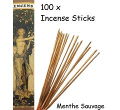 Menthe Sauvage Wierook 100 Stuks Incense sticks - 25cm	