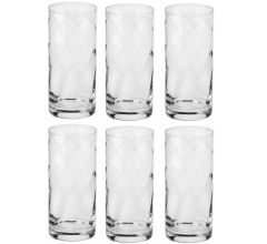 Longdrinkglas - cocktail, frisdrank, sap, water - kristal - handgeblazen - 380 ml