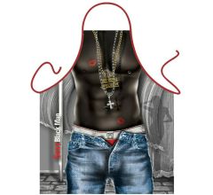Black Man - Sexy Grappig Leuk Kookschort Keukenschort