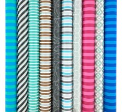 Assortiment inpakpapier cadeaupapier HO115 - 500 x 70 - 4 rollen