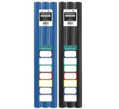 Benza Kaftpapier voor schoolboeken - Donkerblauw en Zwart - 200 x 70 cm - 6 rollen