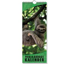 Wilde dieren - Verjaardagskalender - 13 x 33 cm