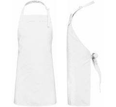 Benza kookschort kinderschort - Wit - 50 x 60 cm